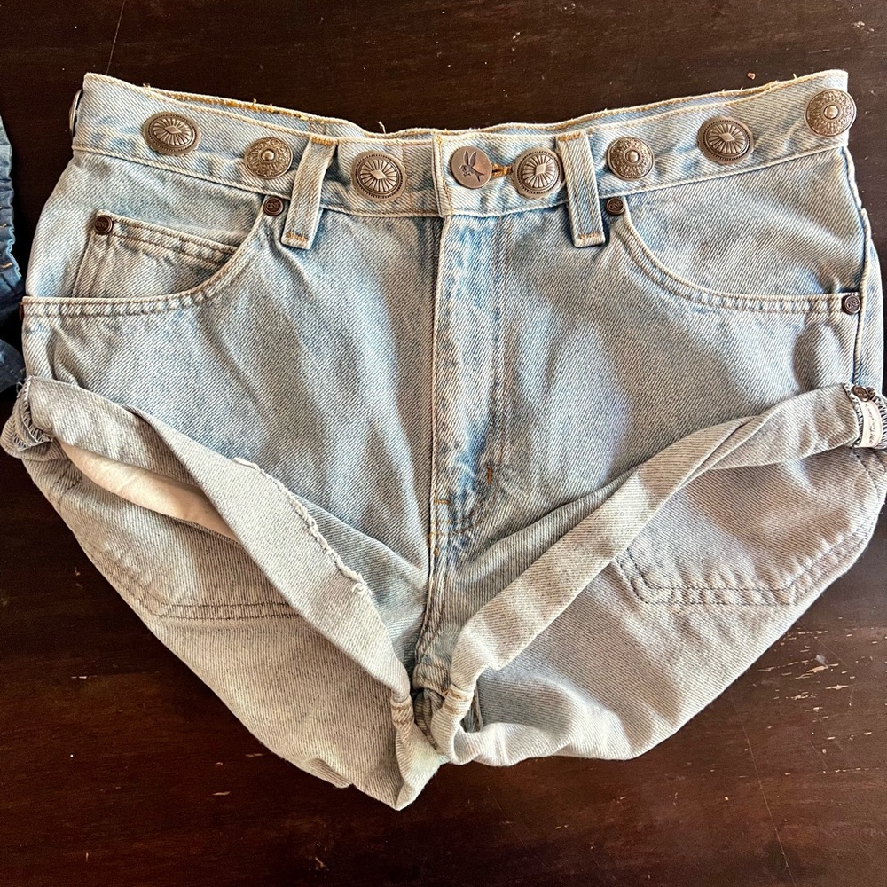 One Teaspoon Size small Light Wash Denim High-Waist Women’s Shorts